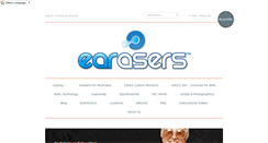 Desktop Screenshot of earasers.net