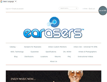 Tablet Screenshot of earasers.net